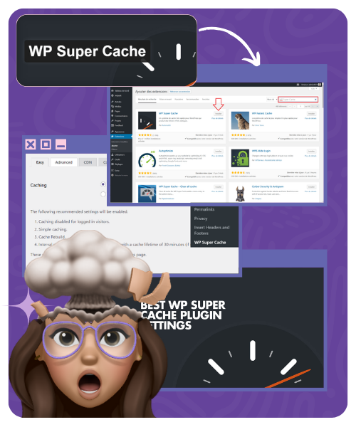 top 5 extensions wordpress : WP super cache